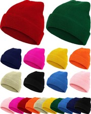 80 Pack Winter Beanies Hats Bulk Unisex Cold Weather Stretch Warm Knitted