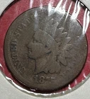 1875 US Indian Head Cent! Lower Mintage! Old US Coin!
