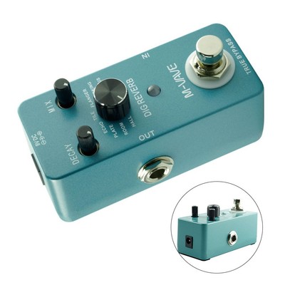 Zinklegierung Shell Professional MVAVE DIG REVERB Pedal mit 9 Hall-Typen