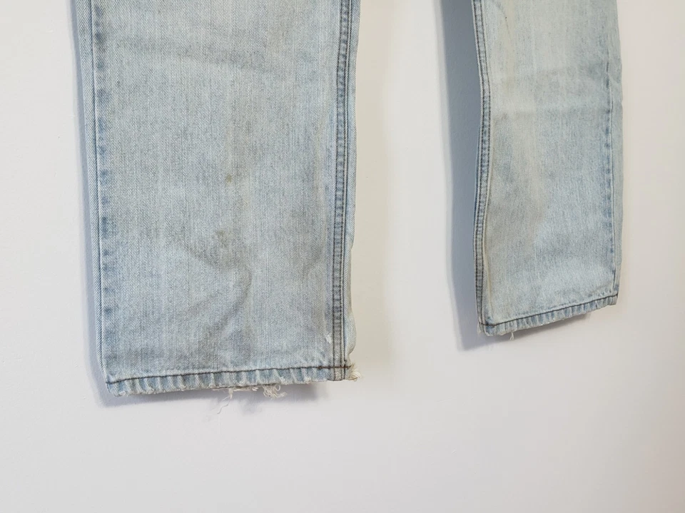 Jeans de mezclilla para hombre Bluenotes lavado claro pierna recta talla W36/L32 Foto 4 de 4