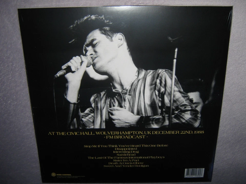 MORRISSEY At The Civic Hall Wolverhampton UK 12/22/1988 BRAND NEW SEALED LP Hits Foto 4 de 4
