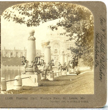 ST. LOUIS WORLDS FAIR, Festival Hall--Stereoview SL15
