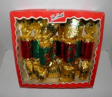 Vintage Tom Smith Christmas Crackers Lot of 8 Original Box Open Box NEW
