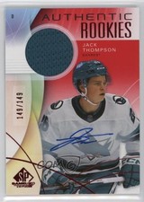 2024 SP Game Used Authentic Rookies Red Jersey /149 Jack Thompson #237 Auto 6o3