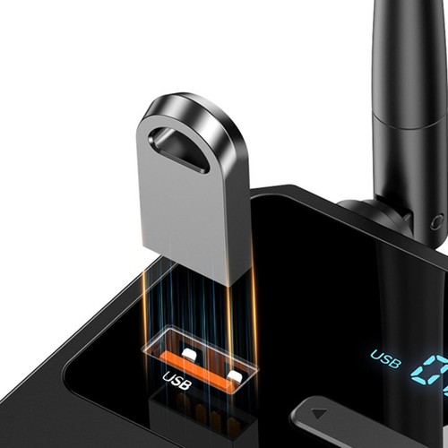 BBluetooth Audio Music Wireless Receiver 3.5mm AUX Home Car Handsfree Adapter - Photo 10/12