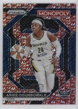 2024 Prizm Monopoly WNBA Skills Red Money Shimmer 63/100 Arike Ogunbowale 1j3i