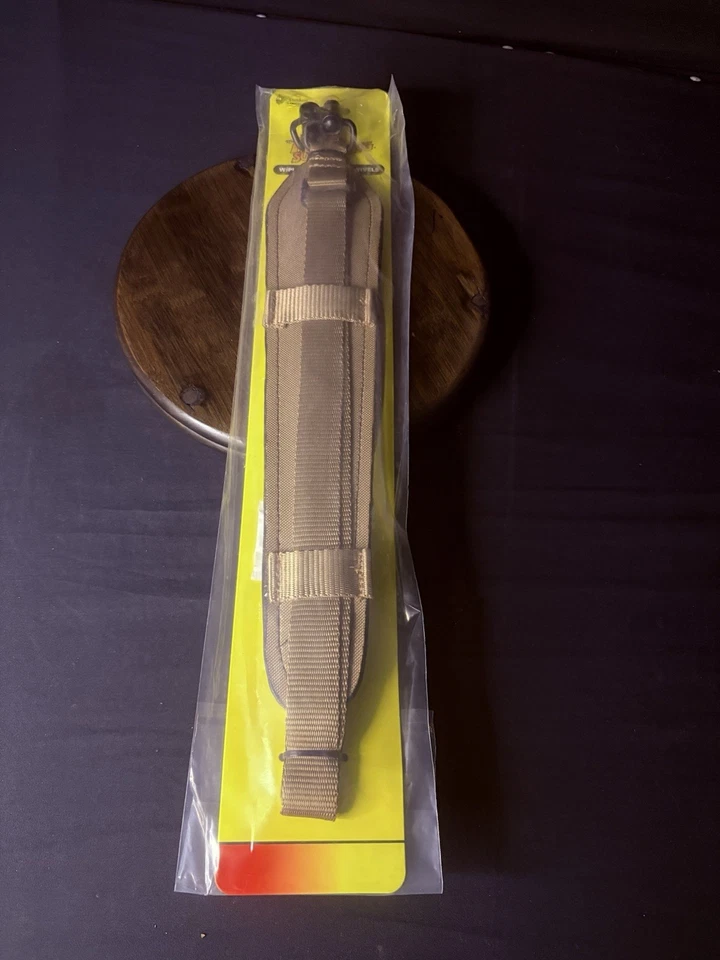 Eslinga acolchada para rifle Coyote marrón súper honda conexión exterior con pivotes QD Foto 4 de 4