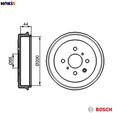 2x BRAKE DRUM 0 986 477 148 FOR SUZUKI PEUGEOT TOYOTA CITROEN 1.0L 3cyl SPLASH