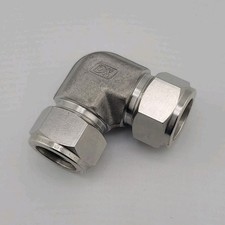 Swagelok SS-400-9 Stainless Steel 90 Elbow 3/4in Comp x Comp F-F