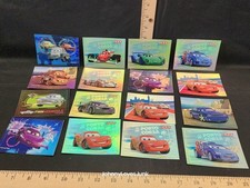 Vintage Sticker Lot "Cars" Disney Movie Themed New Vinyl Top Quality 