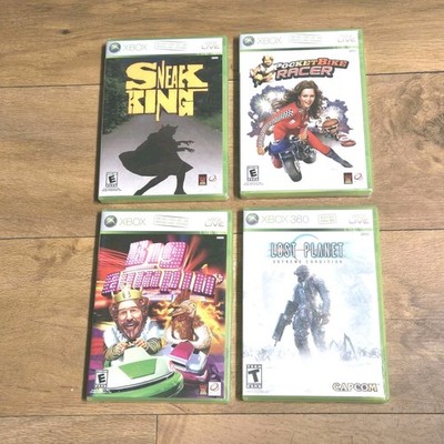 Xbox 360 Big Bumpin' Sneak King Pocket Bike Racer Burger King Games Lost Planet 