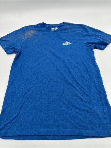Reef T-Shirt Men Medium Graphic Print Logo Blue ..#23847 - Picture 1 of 12