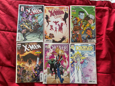 From The Ashes Comic Lot Of 6 - Uncanny X-Men & Dazzler  (Marvel Comics, 2024)