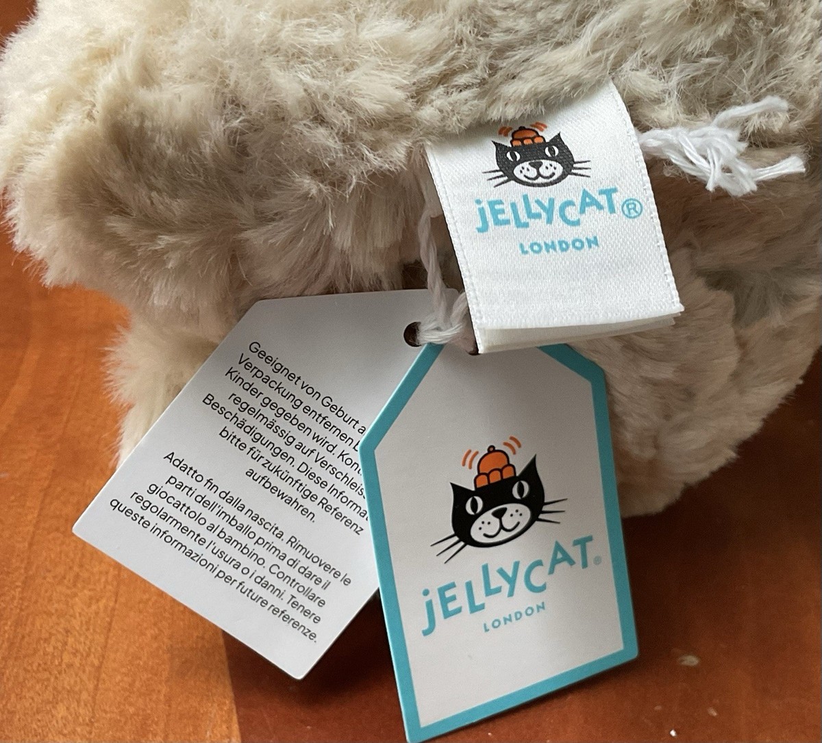 Genuine Bartholomew Bear Junior Jellycat NEW WITH TAGS | eBay