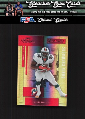 2004 Playoff Prestige 72 Chris Chambers Xtra Points Red #/100