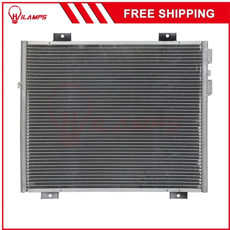 Condensador de aire acondicionado de aluminio para camioneta Dodge Dakota 2005-2011 cabina 4 puertas 3,7 4,7 L Foto 2 de 4