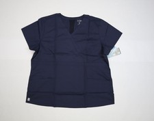 Maevn EON Scrub Top Womens 2XL Navy Blue Coolmax Moisture Wicking Med Uniform