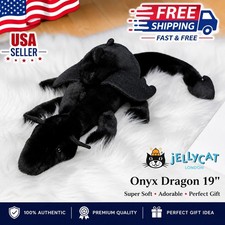 Jellycat Onyx Dragon 19in Plush Stuffed Animal Soft Cute Gift Doll Toy