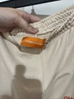 Lonely Ghost Jogger Sweatpants Tan With Orange Writing And Drawing Size XXL — photo 8