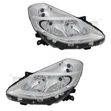 Scheinwerfer Set links & rechts Chrom H7/H7 für Renault Clio III BR0/1 CR0/1