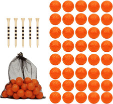 40 Pack Foam Golf Practice Balls - Realistic Feel and Limited Flight Training Ba