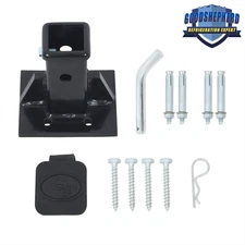 Universal Wall Mounted 2" Receiver Hitch 20000LB Load Powder-Coated Heavy Duty