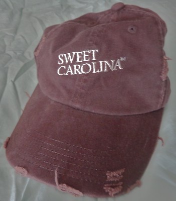 Sweet Carolina Sweet Tea Vodka...Baseball style hat...Brown...Worn Look...NEW