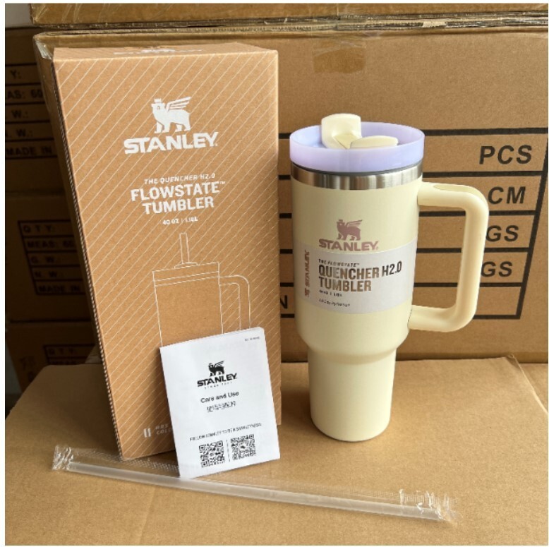 Stanley Quencher H2.0 Flowstate Stainless Steel Vacuum Insulated Tumbler with Li