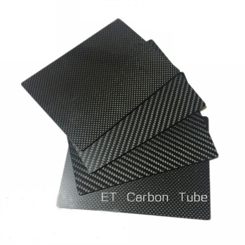 3K Carbon Fiber Board Plate 1mm 2mm 3mm 100x250 200x250 Carbon Fiber Sheet US - Picture 1 of 4
