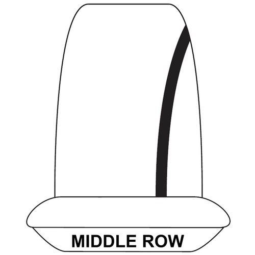 1 ROW CUSTOM PLATINUM VELOUR SEAT COVER FOR ISUZU I BUS TBC B - Picture 7 of 8