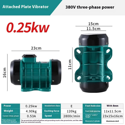 Attached Plate Vibrator Cement Concrete Vibrator Plate Vibrator Vibrator - Bild 9 von 21