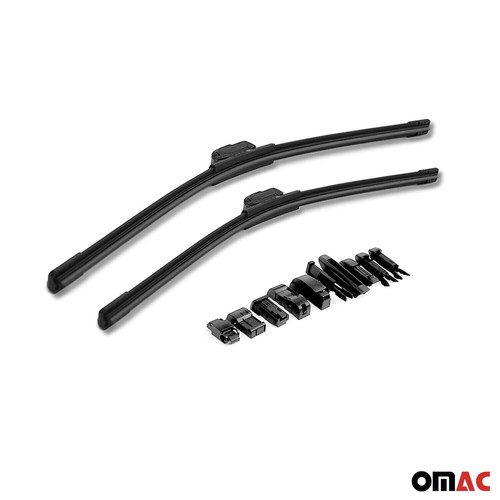 Front Windshield Wiper Blades Set for GMC Sierra 1500 2500HD 3500HD 2007-2019 - Picture 6 of 7