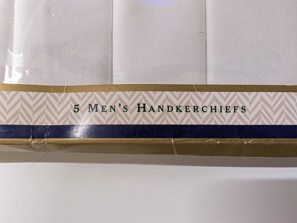 Caja de 5 Pañuelos Alexander Julian Colores Algodón Blanco Foto 2 de 3