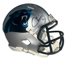JEREMY CHINN AUTOGRAPHED CAROLINA PANTHERS SPEED MINI HELMET BECKETT