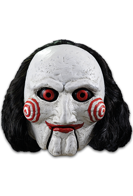 SAW Billy Puppet Mask Halloween Horror Movie Slasher Clown Collectible