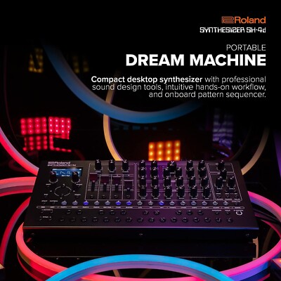 Roland SH-4D Compact Digital Desktop Synthesizer for sale