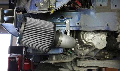 HPS Performance 837-598BL Cold Air Intake Kit Blue Cool Long Ram CAI Air Filter - Picture 3 of 5
