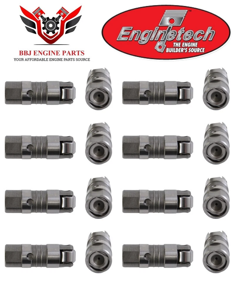 Elevadores de rodillos hidráulicos Enginetech para Ford Lincoln Mercury 302 351 W 5,0 5,8 86-01 Foto 3 de 3