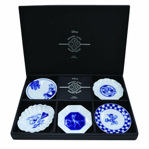 Sango Toki Disney Smart Chic Sometsuke Small Dish Set of 5 Classic 3230-02 JAPAN - Foto 1 di 6
