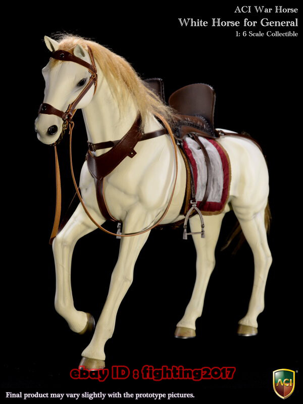 ACI toys WAR HORSE 馬 1/6スケール 白馬 ACI Toys H04 1/6 White War Horse Model For Gladiator and
