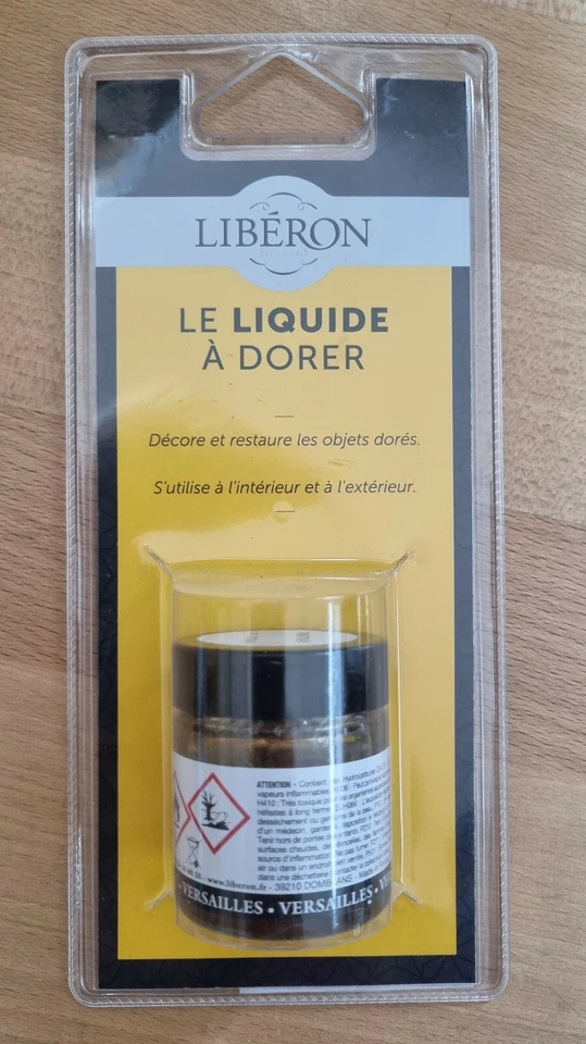Goldlack Liberon - 30 ml Versailles (Rotgold) unechte Vergoldung Bronze Messing