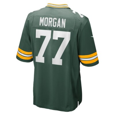Green Bay Packers Jordan Morgan #77 Nike Green 2025 Official NFL