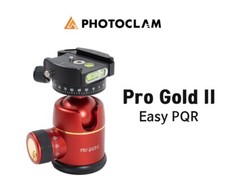 Photo Clam ball head PRO GOLD II EASY P.Q.R RED