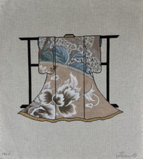 LANI Needlepoint Canvas 782A Kimono 10 x 12 18ct HandPainted