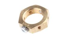 Brass Earthing Nut Size 20mm , 25mm & 32mm Wiska earth nut Piranha