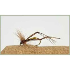 Hopper Trout Flies, 8 Pack Orange Bristol Hoppers Mixed 10/12/14 Fishing Flies