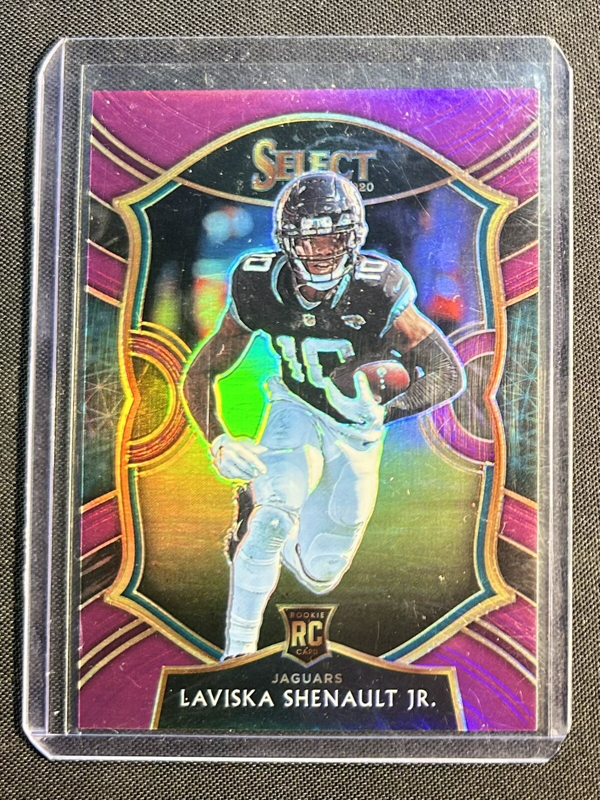 Laviska Shenault 2020 Select Concourse Purple Prizm /75 RC Seahawks #59