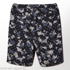 Adidas Originals Camo Sweatshorts Camouflage black/gray mens shorts small