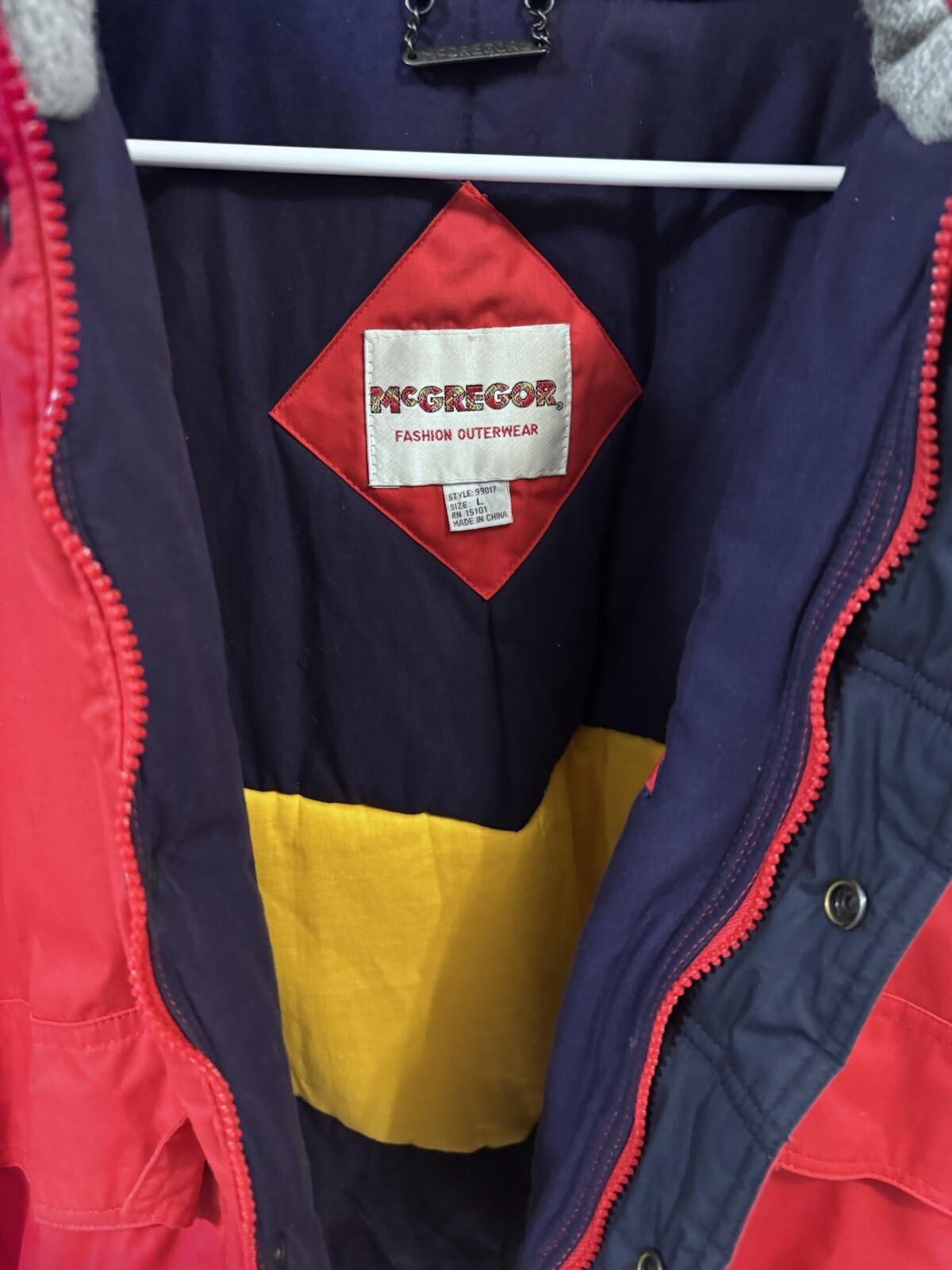 McGREGOR Jacket Outerwear Red size L - image 8