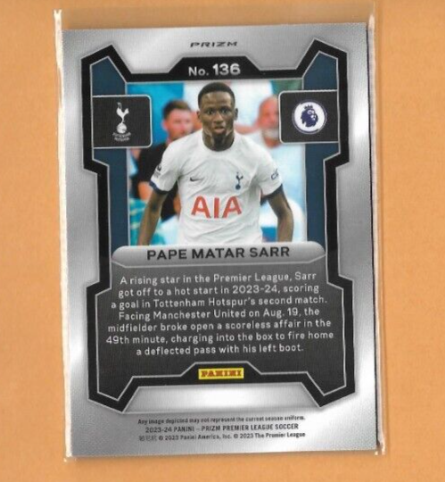 2023-24 Prizm Premier League Blue Mosaic Pape Matar Sarr
